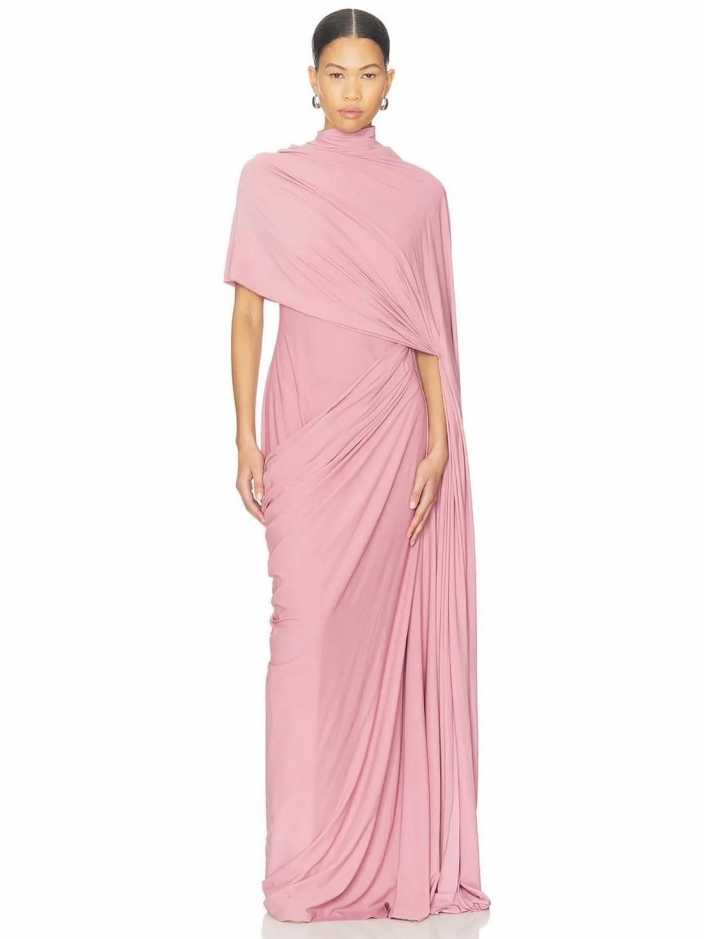 Deme by Gabriella Daphne Dress in Mauve Pink Size S $450 MSRP